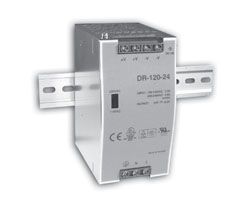120W Single Output Industrial DIN Rail Power Supply: 12V; DR-120
