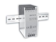75W Single Output Industrial DIN Rail Power Supply; DR75; DR-75